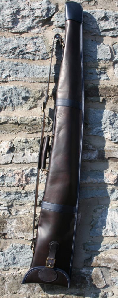 Clunton Full Leather Gun Slip With Handle